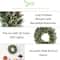 24" LED Frosted Swiss Pine & Berry Artificial Wreath